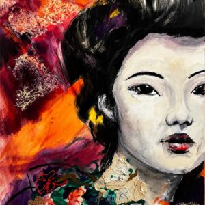 Musou geisha poster 60x40 cm, Decorum Arnhem